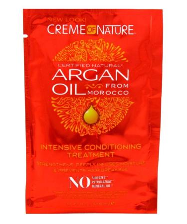Creme of Nature Argan Oil Treatment Packettes - 12 Pieces (1.75 oz/51ml) - Buy Online on GoSupps.com