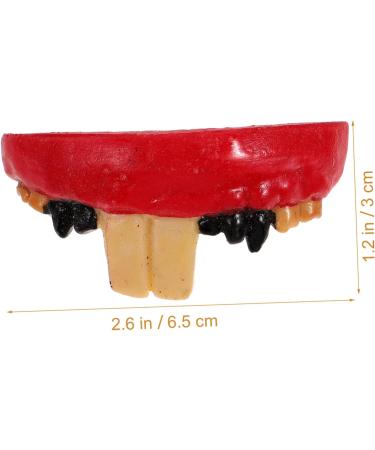 Coheali Halloween Teeth - Creepy Prosthetic Teeth for Pirate Costumes & Funny Decorations - Buy Online on GoSupps.com