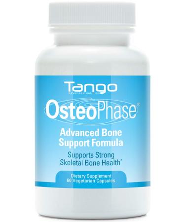 Tango OsteoPhase Natural Bone Support Supplement Aids Calcium Regulation and Promotes Skeletal Bone Health (60 Vegetarian Capsules)