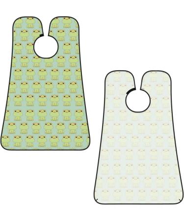 Frog King Beard Bib - Animal Frog Hair Catcher Non-Stick Grooming Cloth for Shaving & Trimming Ideal Salon Cape Apron & Gifts for Men - Buy Online on GoSupps.com