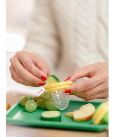 Lollaland 2-in-1 Cactus Fruit Feeder Pacifier for Babies - Food Teethers with Silicone Pouch - Buy Online on GoSupps.com