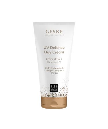GESKE UV Defense Day Cream | SPF 20 | Q10 Face Cream with Collagen | Moisturizing Anti-Wrinkle Skin Cream | Vegan Formula | Complements GESKE SmartAppGuided Devices | For Men Women & All Genders