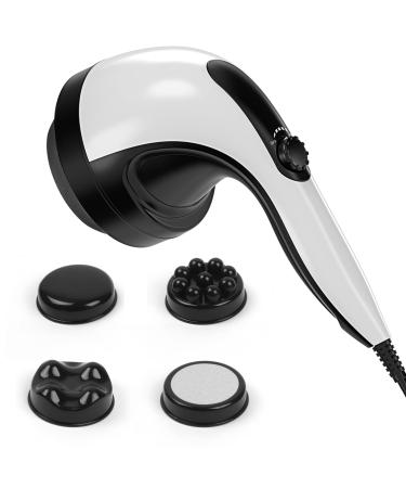 Electric Back Massager - Handheld-Cellulite Massager Full Body Massager with 4 Massage Heads