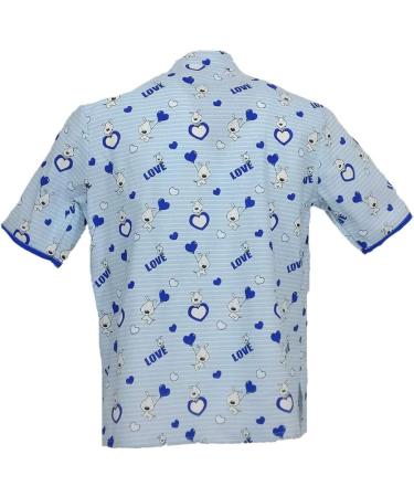 Sky Blue Pediatric Nurse Scrubs - Children's Hospital Uniforms for Healthcare & Clown Therapy - Buy Online on GoSupps.com