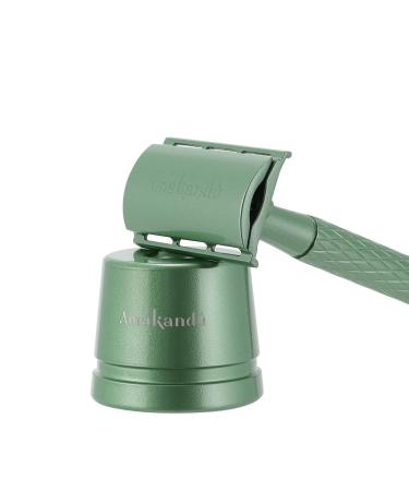 Unisex Body Shaver - Amakandu Classic Razor Set with 10 Double-Edged Blades for Perfect Body Shaving - Buy Online on GoSupps.com