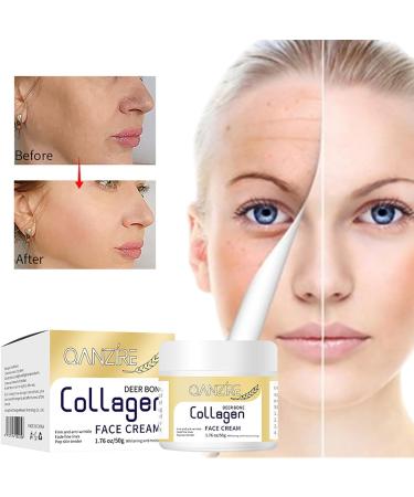 YLBHIEBFS 2 pieces Qanzire Deer Bone Collagen cream Qanzire Deer Bone Collagen face cream wrinkle removal antiwrinkle fading fine lines firming and lifting skin care - Buy Online on GoSupps.com
