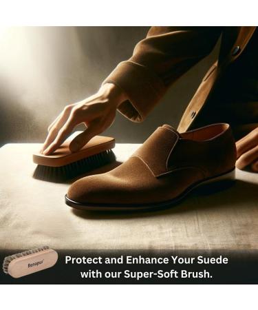 Renapur s premium super-soft wooden horsehair polishing & cleaning brush. Ideal for polishing leather & cleaning your suede or fabric shoes/boots. - Buy Online on GoSupps.com