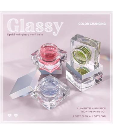 Magic Color Changing Cream for Cheek & Lip - Moisturizing Blush & Lip Gloss - Multi Use Cream Liquid Blush Face Lips Cosmetic (Transparent Clear) - Buy Online on GoSupps.com