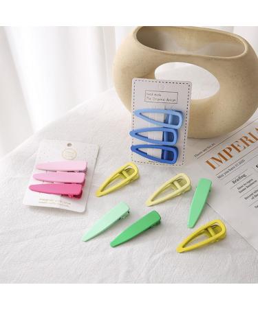 hgnxa 3 Metal Hair Clips Candy Color Duckbill Hair Clip Cute Hair Clamps Heavy Duty Barrettes for Women Styling Gifts - Buy Online on GoSupps.com