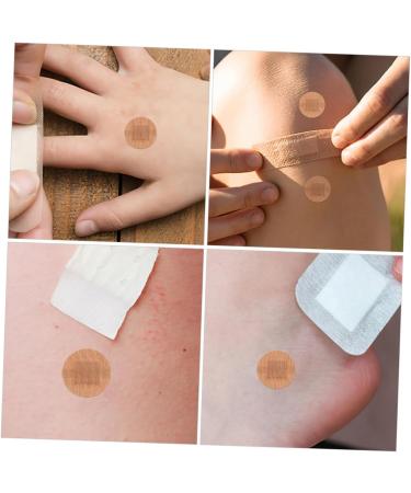 100pcs Breathable Care Patches for Finger Wounds - First Aid Sticker - Lovely Brown Patches (3.80x3.80x0.10cm) - International Shipping Available - Buy Online on GoSupps.com