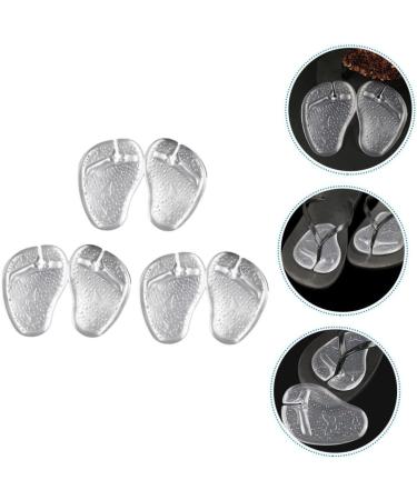 Didiseaon Forefoot Slipper Pad Cushions - 3 Pairs Silicone Gel Insoles for High Heels & Sandals - Transparent Grip Pads for Comfort & Pain Relief - Buy Online on GoSupps.com