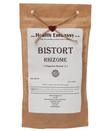 Health Embassy LTD Knotweed Bistorte Rhizome Polygonum Bistorta L Bistort Rhizome Health Embassy 100 g 100g
