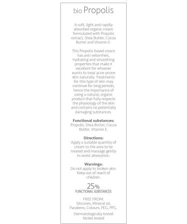 NATURANDO Biocream Propoli 75 ml Organic Wound Healing and Disinfectant Cream Against Acne Skin Rashes Sunburn Wounds - Buy Online on GoSupps.com