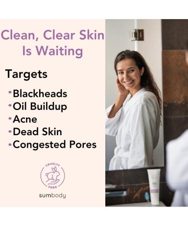 Deep Pore Detoxifying Charcoal Cleanser - Vegan Blackhead Remover & Daily Face Wash for All - Hydrates & Purifies with Bamboo Coconut Charcoal Tea Tree & Rosemary - Buy Online on GoSupps.com
