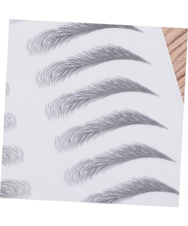 Housoutil 2pcs 3d Eyebrow Stickers 3d Brow Stickers Eyebrow Stencils Artificial Eyebrow Miss Suite Make up - Buy Online on GoSupps.com