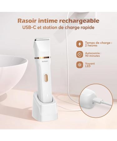 Kotopa Intimate Shaver for Women 3in1 Electric Shaver for Bikini Zone Face and Body Cordless Bikini Trimmer for Intimate Zone Waterproof and Skinfriendly White - Buy Online on GoSupps.com