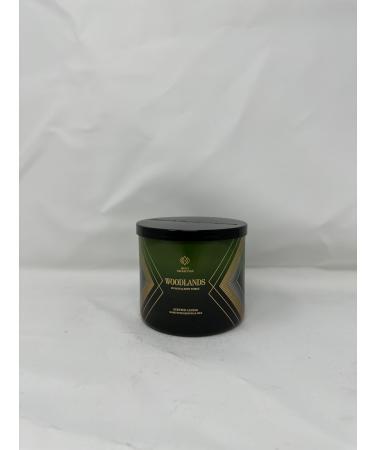 Woodland 3 Wick Candle 14.5 oz / 411 g Made with Natural Essential Oils