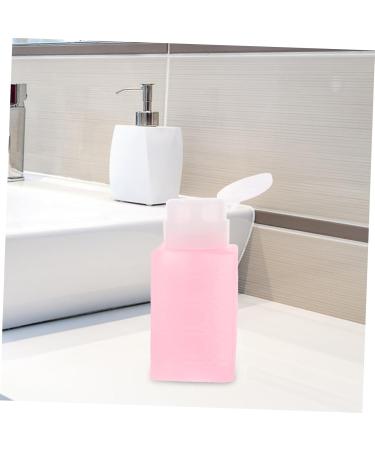 PLAFOPE Makeup Remover Pump Dispenser Pump Bottle Dispenser Mini Water Dispenser Nail Polish Remover Liquid Pump Dispenser Makeup Remover Container Push down Pump Dispenser 6x5x13cm Pink - Buy Online on GoSupps.com