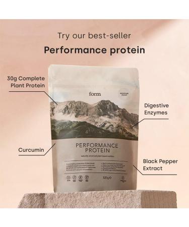 Form Performance Protein - Vegan Chocolate Peanut Protein Powder - 30g Plant Based Protein, BCAAs & Enzymes - Post Workout Recovery - 520g Pack - Buy Online on GoSupps.com