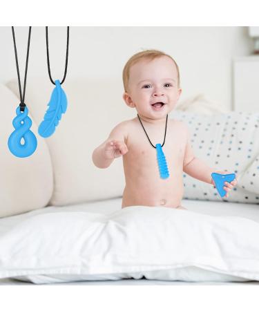 Rosewinec 4-Pack Sensory Chewing Chains | Food-Safe Silicone Biting Toys for Kids | Safe Oral Motor Bit Rings for Teeth Needs - Buy Online on GoSupps.com