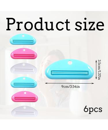6-Piece Tube Squeezer Set | Universal Toothpaste Dispenser & Tube Presser for Easy Squeeze & Maximum Use - Buy Online on GoSupps.com