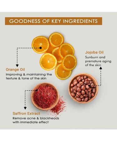 NUTRIGLOW NATURAL'S Advanced Pro Formula Gold Kesar Facial Kit for Glowing Skin Cleanup Kit for Radiant Shine Helps Tighten Pores 60gm Multicolor - Buy Online on GoSupps.com