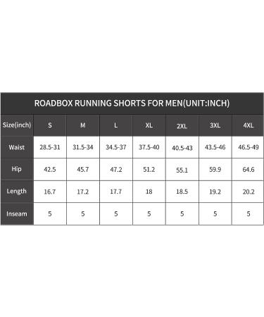 Roadbox Men's 5 Inch Quick Dry Running Shorts with Pockets - Black, Medium - Buy Online on GoSupps.com