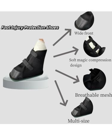 Post Op Shoe for Broken Foot | Adjustable Medical Walking Boots & Fracture Shoes for Foot Injuries | Orthopedic Rehabilitation Cast Shoes in Size S - Summer Collection - Buy Online on GoSupps.com