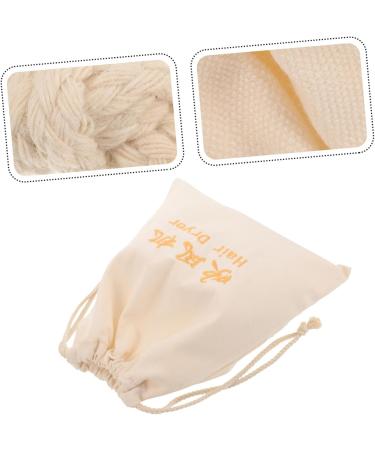Beavorty Hair Dryer Bag Blow Dryer Hair Dryer Attachments Storage Drawstring Travel Cosmetic Bag Linen - Buy Online on GoSupps.com