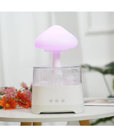 Kavolet Rain Cloud Humidifier with Remote Control - White Noise Aroma Diffuser | 3 Level Adjustable Night Light & 7 Color Changing Lights | Ideal for Bedroom and Office (White) - Buy Online on GoSupps.com