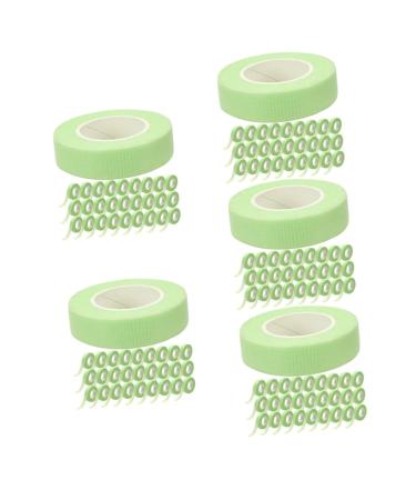 FRCOLOR Tape Rolls non-woven fabric lash lift tape lash extension supplies green lash tape adhesive eyelash tape eyelash fabric tape micropore eyelash tape make up cloth Fabric