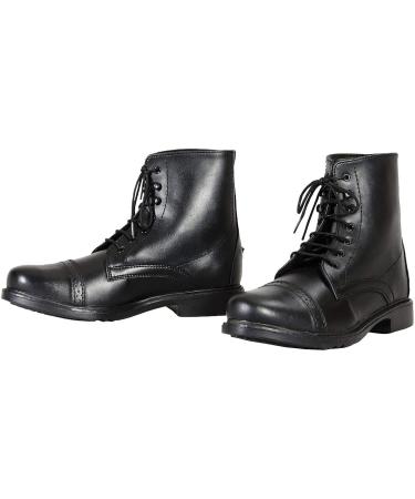 TuffRider Kid's Starter Lace Up Black Paddock Boots - Size 1 | Waterproof & Durable - Buy Online on GoSupps.com