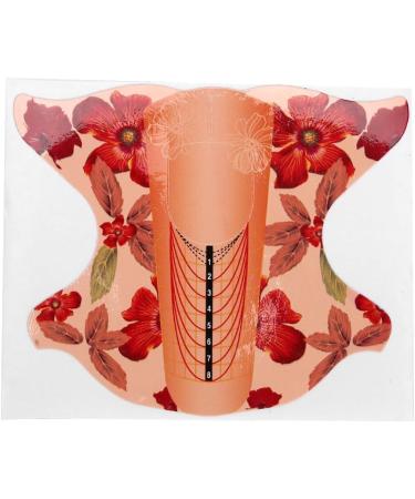 Uxsiya gel nail nail forms 12 12 9 500pcs nail gel forms self adhesive nail art extension sticker for women - Buy Online on GoSupps.com