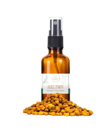 Huile d'Akpi 100% naturel pure import de cote d'ivoire premi re pression froid 100 ml - raffermis et galbe et donne du volume hanches poitrine fessiers- spray applicateur