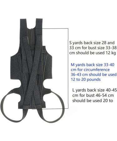 uaelua Dog Back Brace for IVDD Pet Dog Back Brace Comfortable Full Body Harness Dog Clothing Dog Back Protector S - Buy Online on GoSupps.com