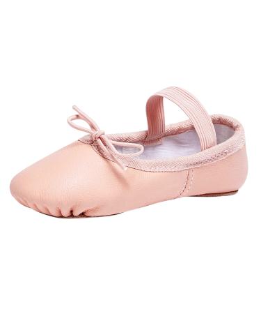 Stelle Premium Authentic Leather Baby Ballet Slipper/Ballet Shoes(Toddler/Little Kid/Big Kid) 10 Toddler Ballet Pink