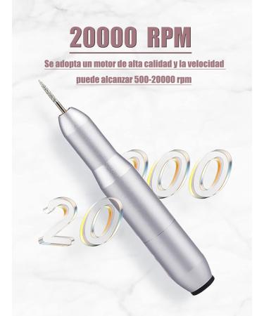 Electric Manicure Set 11 in 1 - Adjustable Nail File & Pedicure Tools - Silver | International Shipping Available - Buy Online on GoSupps.com