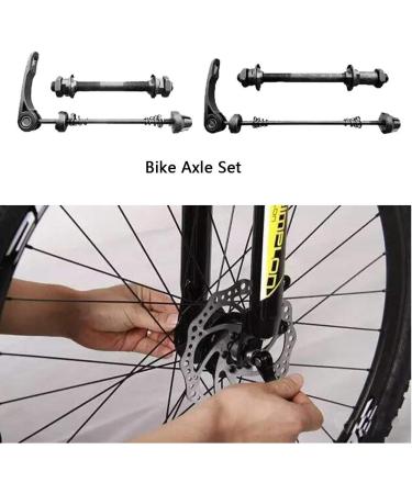 CYSKY Bike Axle Quick Release Skewer Set for Road, Mountain, MTB, BMX - Front and Rear Wheel Hub - 1 Pair - Buy Online on GoSupps.com
