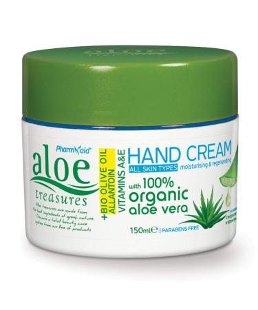 Pharmaid Aloe Treasures Hand Cream Aloe Vera and Olive Oil 150ml | Soft Hands