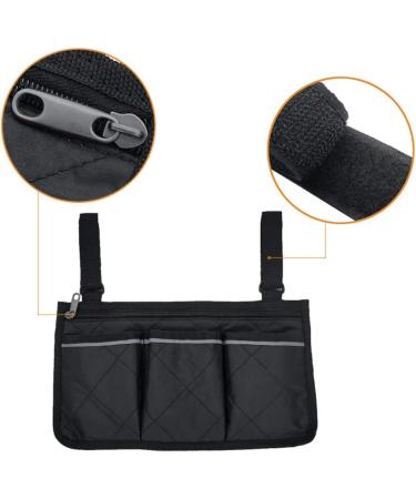 dezirZJjx Wheelchair Hanging Bag Simple Accessory Bag for Mobile Equipment Outdoor Bicycle Hanging Bag Zipper Multifunctional Storage Bag Wheelchair Electric Scooter Bicycle Dark Blue - Buy Online on GoSupps.com