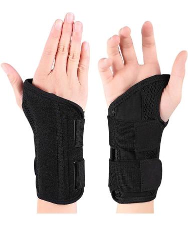 Buy Wrist Brace for Carpal Tunnel - Compression Support for Arthritis & Wrist Pain Relief (Large Right & Left Pair - Buy Online on GoSupps.com