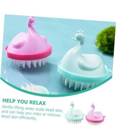 Buy Gleavi 4-Piece Massage Shampoo Comb Set - Curved Scalp Brush for Hair Care & Peeling Treatment - International Shipping Available - Buy Online on GoSupps.com