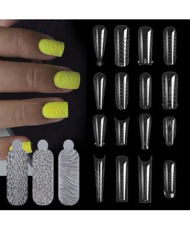 60x Nail Silicone Mold Touch Crystal Duals Nail Forms Shape Nail Forms for Creating Relief Design on Nails - Buy Online on GoSupps.com