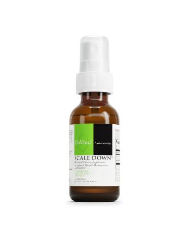 DAVINCI Labs Scale Down - Supplement for Weight Management Cardiometabolic Health and Oxidative Damage Support* - with DygloFit Stevia Leaf Extract - Gluten-Free - 30 ml 30 Servings