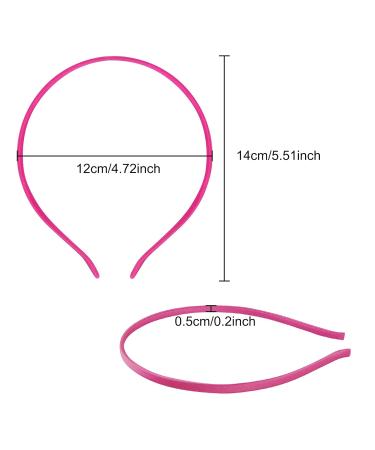 Duufin 32-Piece Satin Hair Bands - Colorful Metal Headbands for Women & Girls - 16 Multi-Colored Styles - Buy Online on GoSupps.com