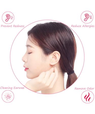 60pcs Disposable Ear Piercing Cleaning Lines - Effective Earring Hole Care Tool in Green | International Shipping Available - Buy Online on GoSupps.com