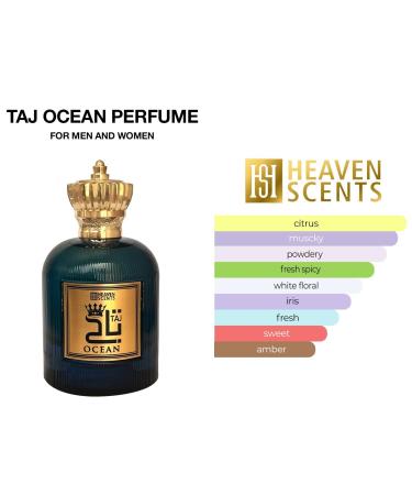 Taj Ocean Perfume for Unisex Extrait De Parfum Spray 3.4 Ounce - Buy Online on GoSupps.com