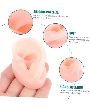 10 Pairs Artificial Silicone Ear Models for Piercing Practice - Realistic Fake Ears for Body Art & Training - Buy Online on GoSupps.com