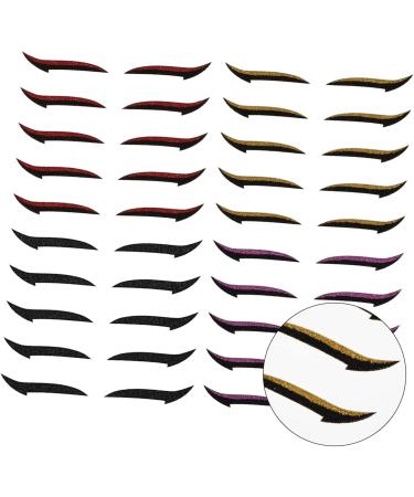  Didiseaon Didiseaon 40 Pairs of Eyeshadow Stickers Double-Sided Adhesive Tape for Eyelids Glitter Eyeliner Stickers Double-Sided Tape Eyeliner Stickers - Buy Online on GoSupps.com