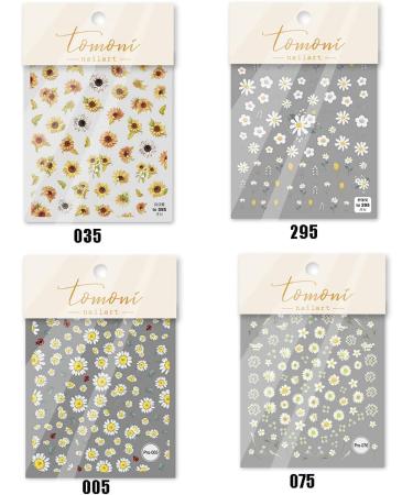 Designs DIY Salon Nail Supplies Self-adhesive Back Glue Nails Sticker for Summer Flowers Nail Sticker Nail Art Sticker Nail Art Decorations(Style 76) - Buy Online on GoSupps.com